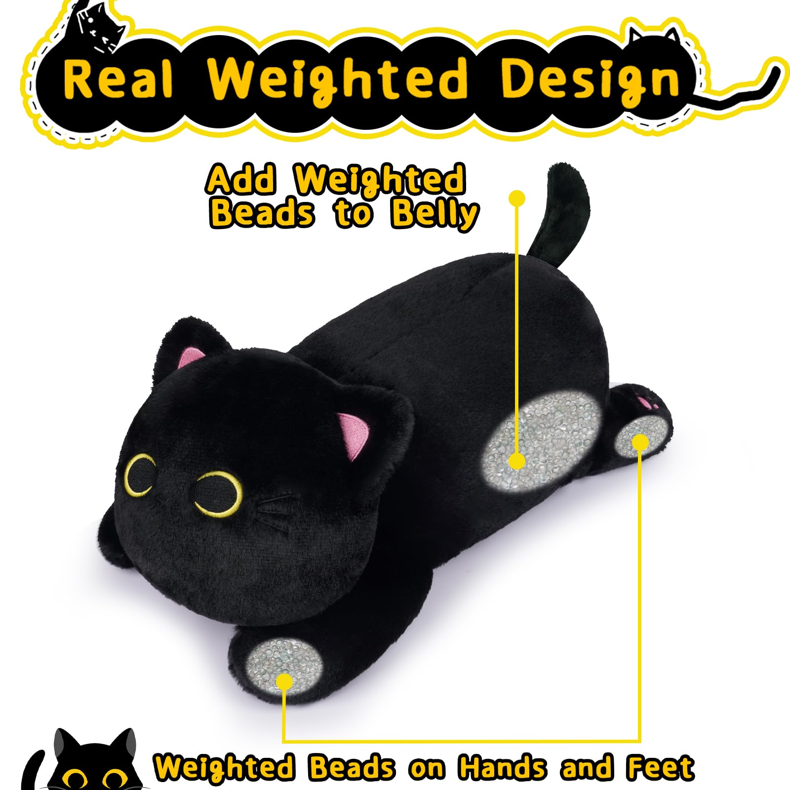 黒猫楽団　(フルセット11匹) Amazon.co.jp: グレイスフル ネコ (日本製) おすわりCAT 黒猫